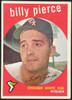 1959 Topps Billy Pierce #410 Chicago White Sox Low Grade - Creases R100244 front of card