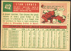 1959 Topps Stan Lopata #412 Philadelphia Phillies EX R100246 back of card