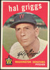 1959 Topps Hal Griggs #434 Washington Senators EX R100252 front of card