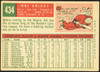 1959 Topps Hal Griggs #434 Washington Senators EX R100252 back of card