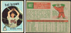 1959 Topps Hal Brown #487 Baltimore Orioles Low Grade - Creases front and back of card