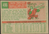 1959 Topps Wayne Terwilliger #496 Kansas City Athletics Error: ATHLFTICS on front EX R100267 back of card