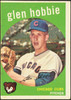 1959 Topps Glen Hobbie #334 Chicago Cubs VG R100278 front of card