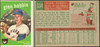 1959 Topps Glen Hobbie #334 Chicago Cubs VG R100278 front and back of card