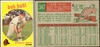 1959 Topps Bob Buhl #347 Milwaukee Braves Low Grade - Creases R100281 front and back of card