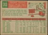 1959 Topps Frank House #313 Kansas City Athletics VG-EX R100285 back of card