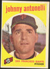 1959 Topps Johnny Antonelli #377 San Francisco Giants Low Grade - Marks R100292 front of card