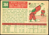 1959 Topps Dave Sisler #384 Boston Red Sox EX R100294 back of card
