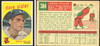 1959 Topps Dave Sisler #384 Boston Red Sox EX R100294 front and back of card