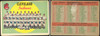1959 Topps Cleveland Indians #476 Team Checklist Cleveland Indians VG R100297 front and back of card