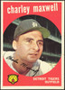1959 Topps Charley Maxwell #481 Detroit Tigers Low Grade - Creases R100298 front of card