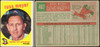 1959 Topps Russ Meyer #482 Kansas City Athletics VG-EX R100299 front and back of card