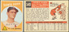 1959 Topps Howie Nunn #549 St. Louis Cardinals RC VG-EX front and back of card