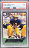 Front of 2000 Press Pass Tom Brady #37 RC PSA 3