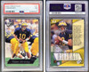 2000 Press Pass Tom Brady #37 RC PSA 7 front and back of card