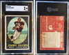 1958 Topps Jimmy Brown #62 HOF RC SGC 1 front and back of card