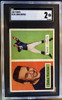 Front of 1957 Topps John Unitas #138 HOF RC SGC 2
