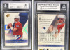 2000 SPx Tom Brady #130 /1350 RC BGS 8 front and back of card
