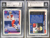 2000 Pacific Paramount Tom Brady #138 Draft Picks /325 RC BGS 9 front and back of card