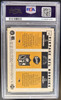 Back of 2000 UD Vintage Brady / Redmond #14 Preview /1000 RC PSA 4