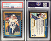 2000 Bowman Tom Brady #236 RC PSA 2 front and back of card