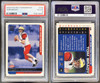 2000 Pacific Paramount Tom Brady #138 RC PSA 4 front and back of card