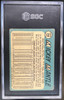 Back of 1965 Topps Mickey Mantle #350 HOF SGC 1.5