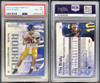 2000 SkyBox Impact Tom Brady #27 RC PSA 8 front and back of card