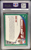 Back of 2002 Topps Tom Brady #295 PSA 7
