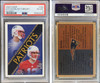 2000 Fleer Tradition Tom Brady / David Stachelski #352 Glossy RC PSA 6 front and back of card