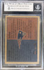 Back of 2000 Fleer Tradition Tom Brady / David Stachelski #352 Glossy RC BGS 4.5