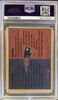 Back of 2000 Fleer Tradition Tom Brady / David Stachelski #352 RC PSA 7