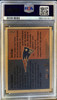 Back of 2000 Fleer Tradition Tom Brady / David Stachelski #352 RC PSA 6
