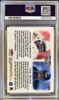 Back of 2000 SkyBox Dominion Tom Brady / Giovanni Carmazzi #234 Extra RC PSA 5