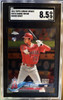 Front of 2018 Topps Chrome Update Shohei Ohtani #HMT32 Rookie Debut RC SGC 8.5