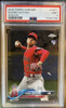 Front of 2018 Topps Chrome Update Shohei Ohtani #HMT1 RC PSA 9