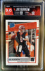 Front of 2020 Panini Donruss Joe Burrow #301 Rated Rookie RC HGA 9