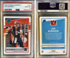 2020 Panini Donruss Joe Burrow #301 Rated Rookie RC PSA 10 front and back of card