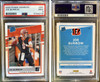 2020 Panini Donruss Joe Burrow #301 Rated Rookie RC PSA 9 front and back of card