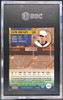 2000 Pacific Tom Brady #403 Rookie Card SGC 7 — back of card