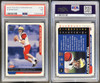 2000 Pacific Paramount Tom Brady #138 Rookie Card PSA 7 — front and back of card