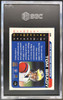 2000 Pacific Paramount Tom Brady #138 Rookie Card SGC 8 — back of card