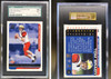 2000 Pacific Paramount Tom Brady #138 Rookie Card SGC 9 Cert 1225498-022 — front and back of card