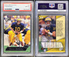 2000 Press Pass Tom Brady #37 Rookie Card PSA 8 — front and back of card