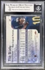 2000 SkyBox Impact Tom Brady #27 Rookie Card BGS 7 — back of card