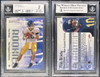 2000 SkyBox Impact Tom Brady #27 Rookie Card BGS 7 — front and back of card