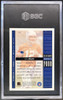 2000 Upper Deck Victory Tom Brady #326 Rookie Card SGC 6.5 — back of card