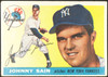1955 Topps Johnny Sain #193 New York Yankees High Number Fair — Example A front of card