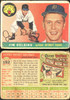 1955 Topps Jim Delsing #192 Detroit Tigers High Number Low Grade - Creases Example A front and back of card