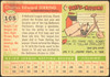 1955 Topps Chuck Diering #105 Baltimore Orioles Low Grade - Creases back of card